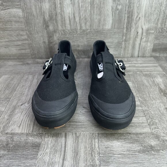 Vans Mary Jane Style 93 Women's size 8.5 Triple Black Shoes - Picture 5 of 8